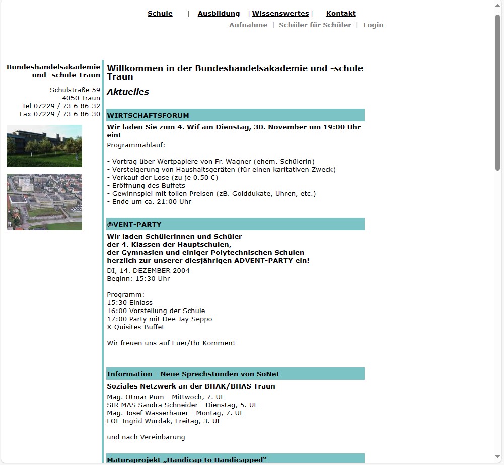 Homepage (2003-2012)