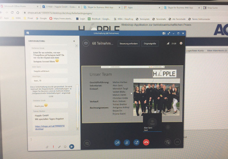 ONLINE-TRADING-DAY der österreichischen Übungsfirmen