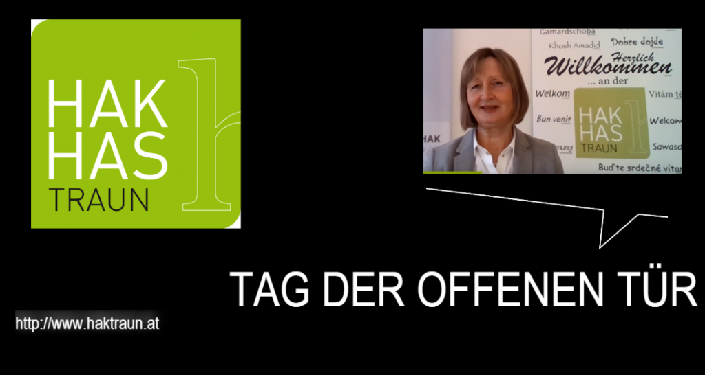 VIRTUELLER TAG DER OFFENEN TÜR – 15. Jänner 2021