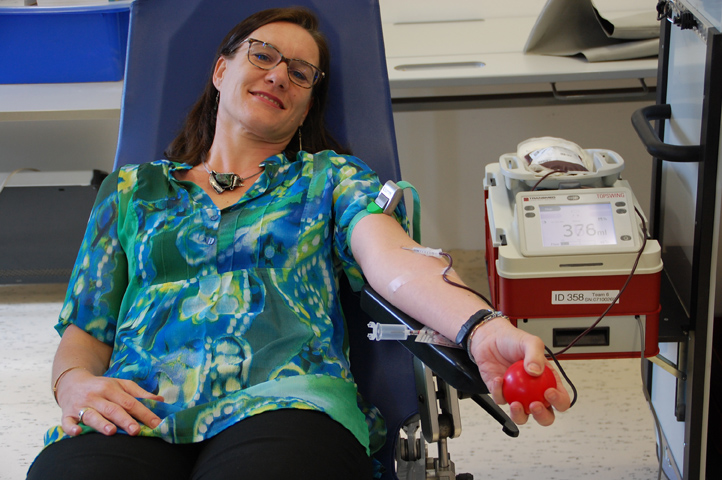 TAUSCHE BLUT GEGEN SCHOKOLADE