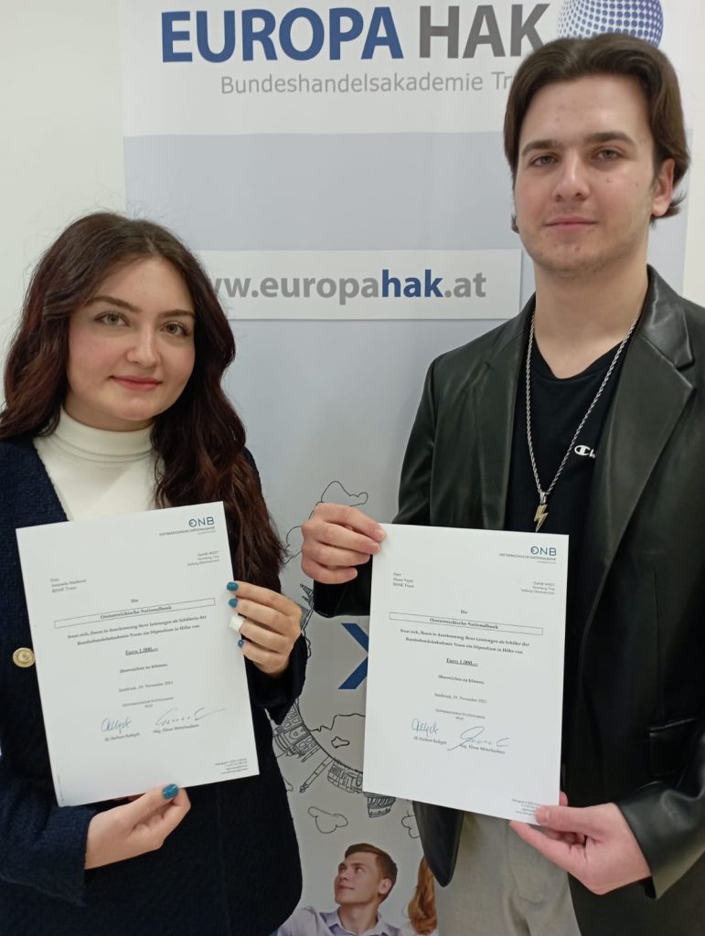 STIPENDIUM DER OESTERREICHISCHEN NATIONALBANK