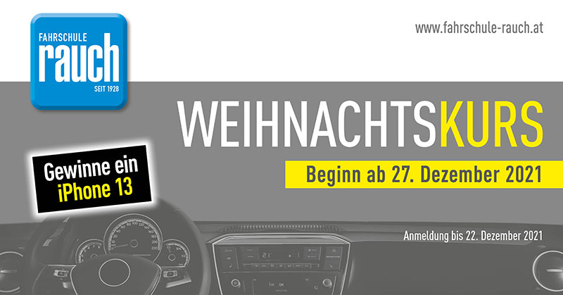 WEIHNACHTSKURS FAHRSCHULE RAUCH